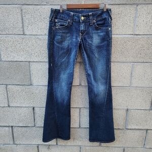Vintage Y2K True Religion Bootcut Jeans Womens Size 32 Made In Usa